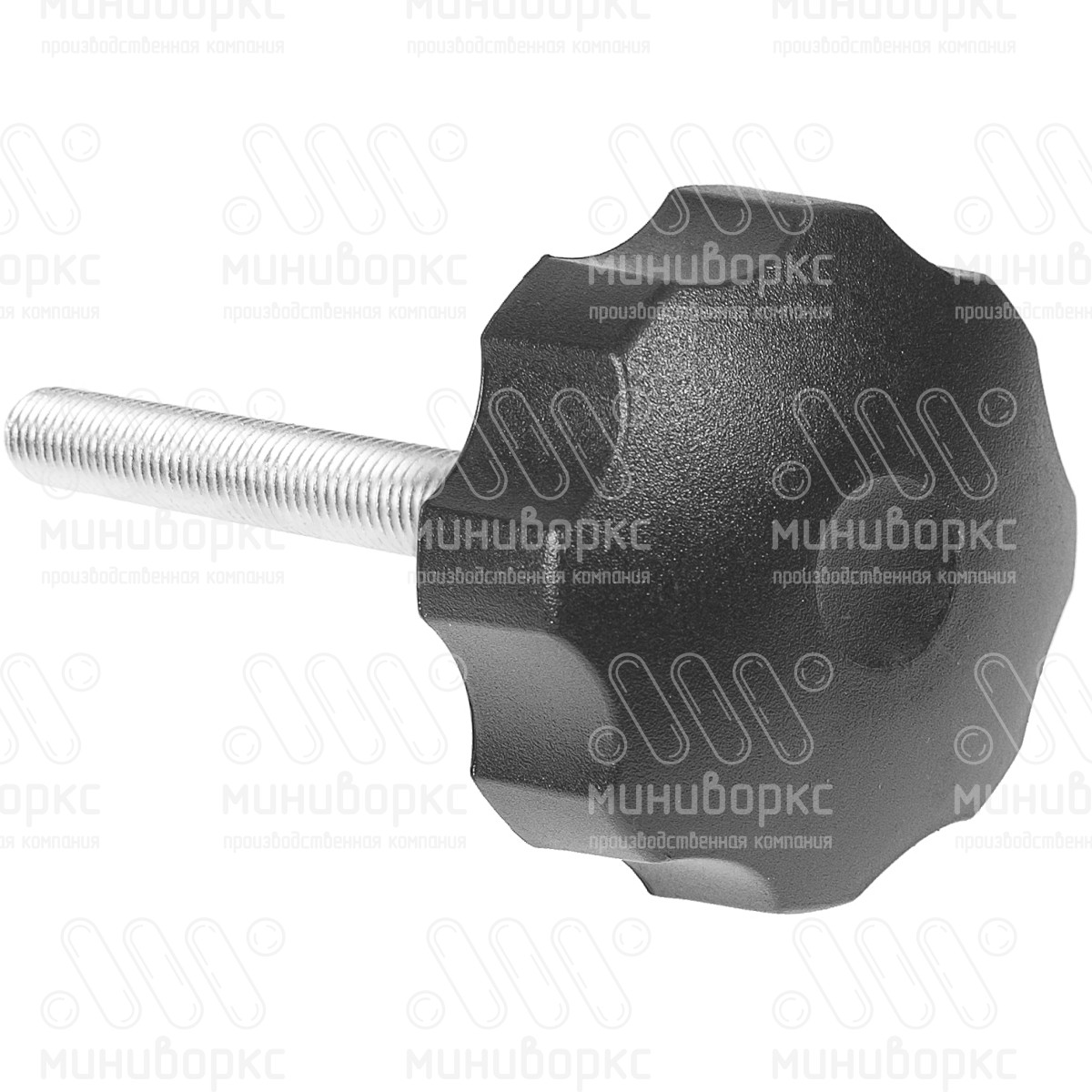 Фиксатор пластиковый с рукояткой m8x110 60 – Ф60М8-110ЧН | картинка 3