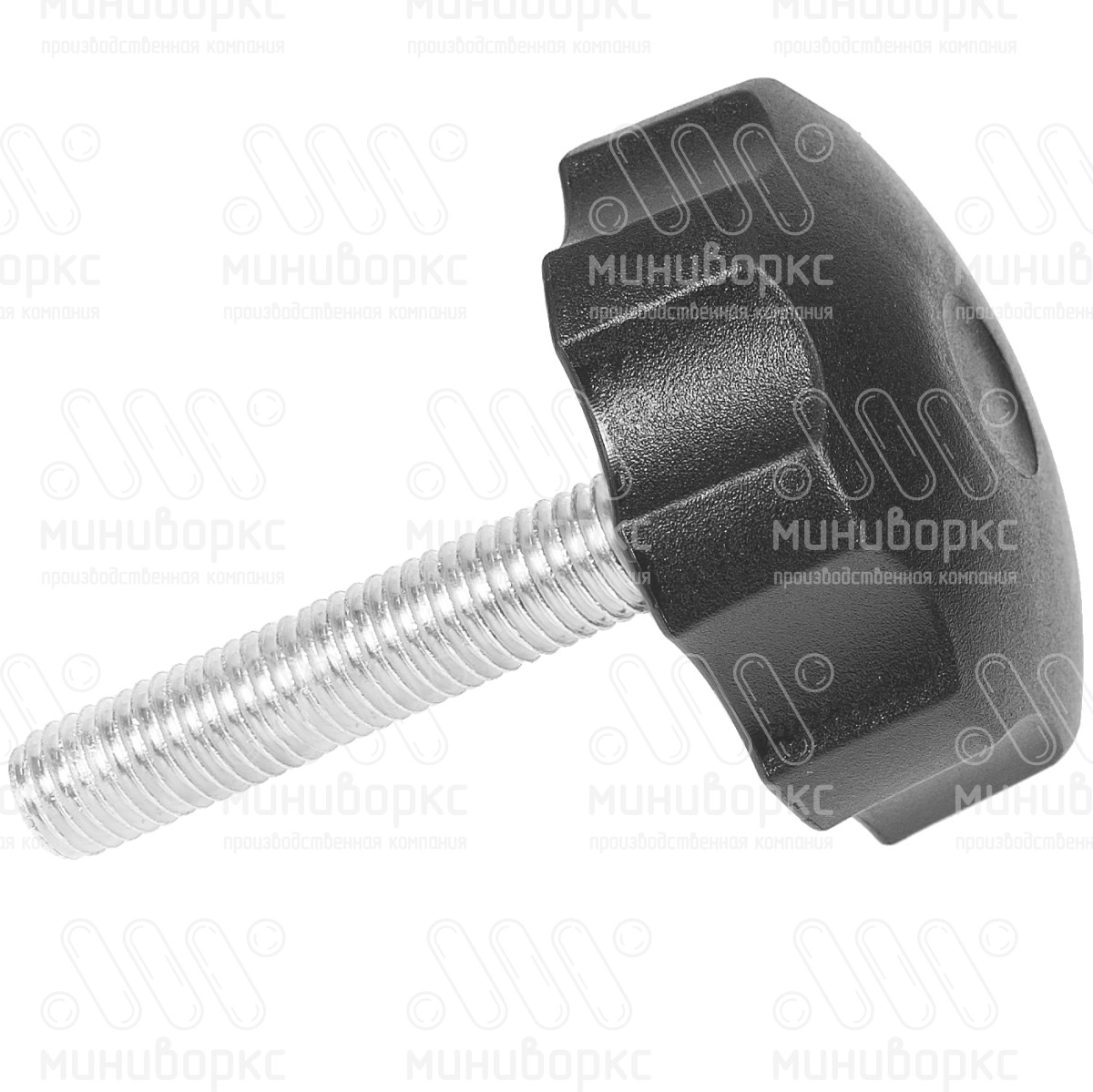 Фиксатор пластиковый с рукояткой m10x65 60 – Ф60М10-65ЧН | картинка 2