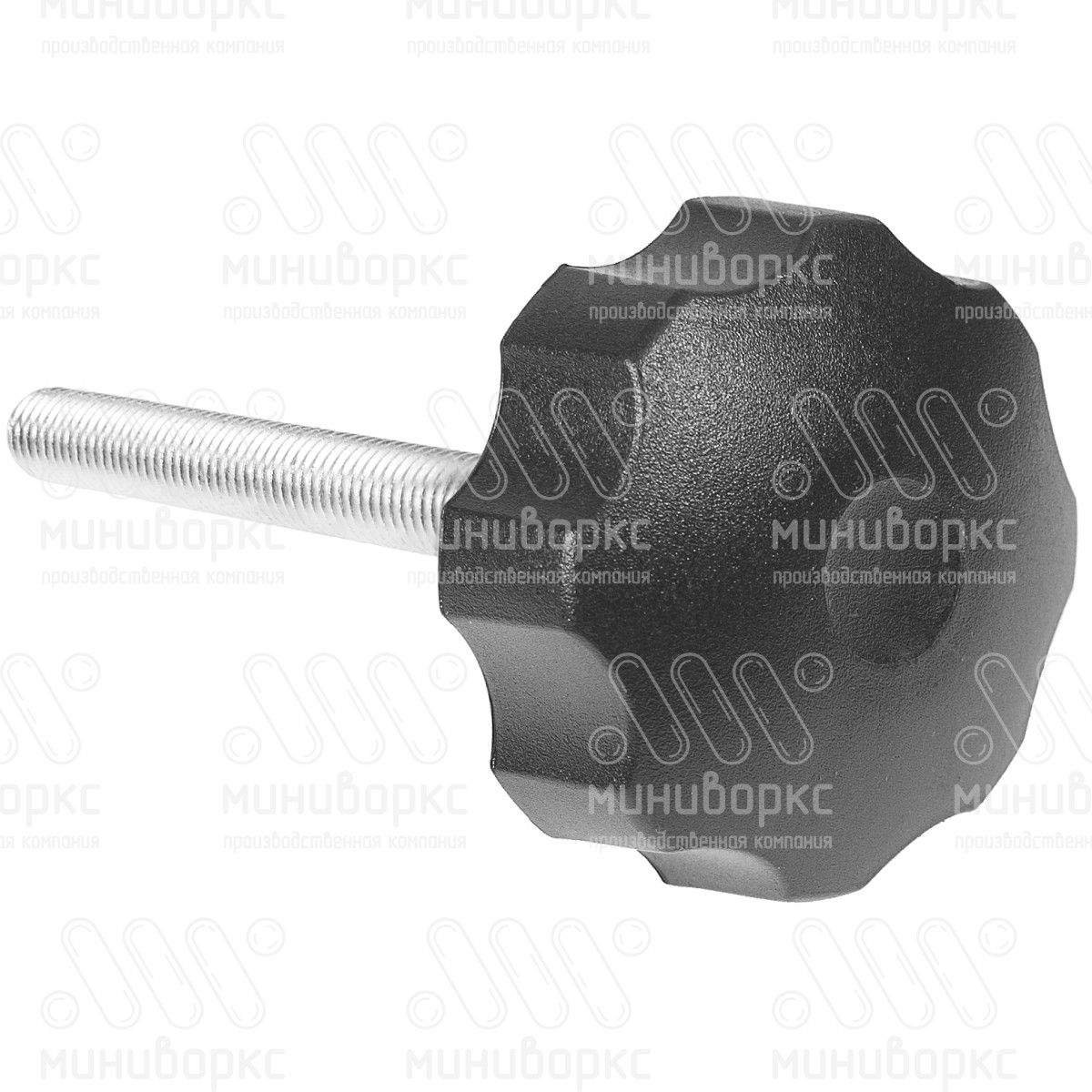 Фиксатор пластиковый с рукояткой m8x115 60 – Ф60М8-115ЧН | картинка 3