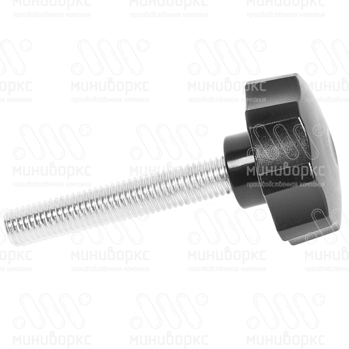 Фиксатор пластиковый с рукояткой m12x70 50 – Ф50М12-70ЧС | картинка 2