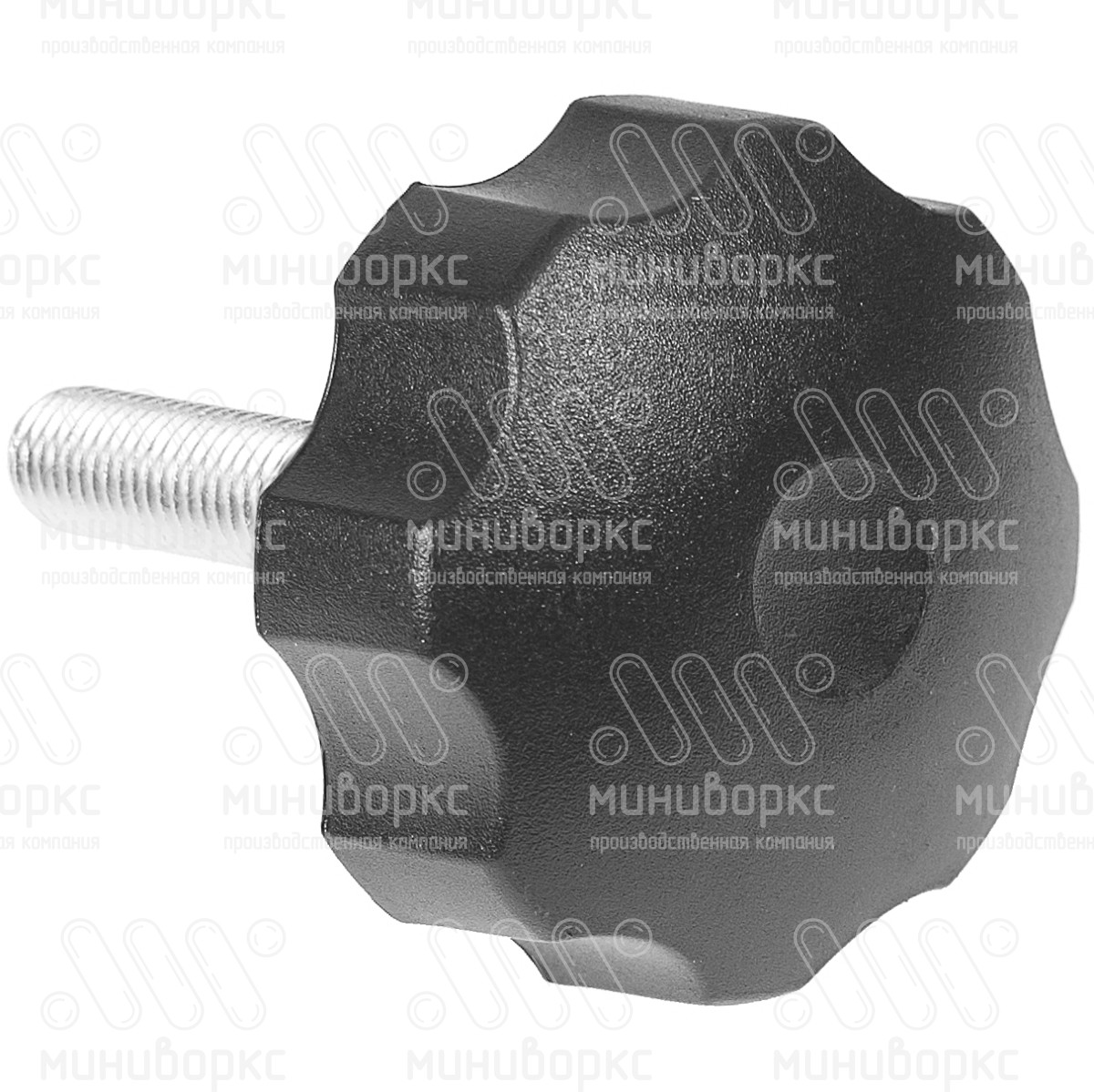 Фиксатор пластиковый с рукояткой m10x65 60 – Ф60М10-65ЧН | картинка 3