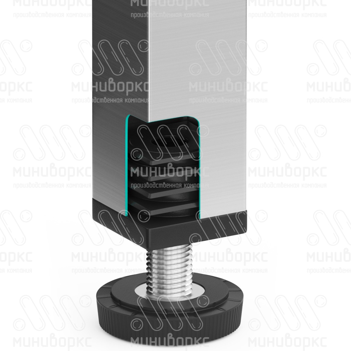 Опора резьбовая  m8x30 25 – 25М8-30ЧС | картинка 4