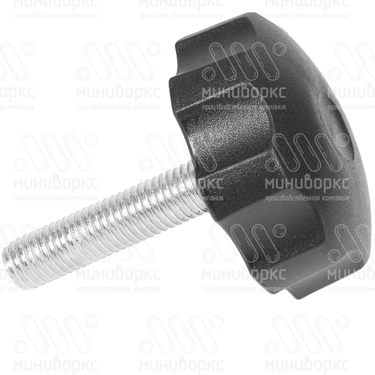 Фиксатор пластиковый с рукояткой m12x50 60 – Ф60М12-50ЧН | картинка 2