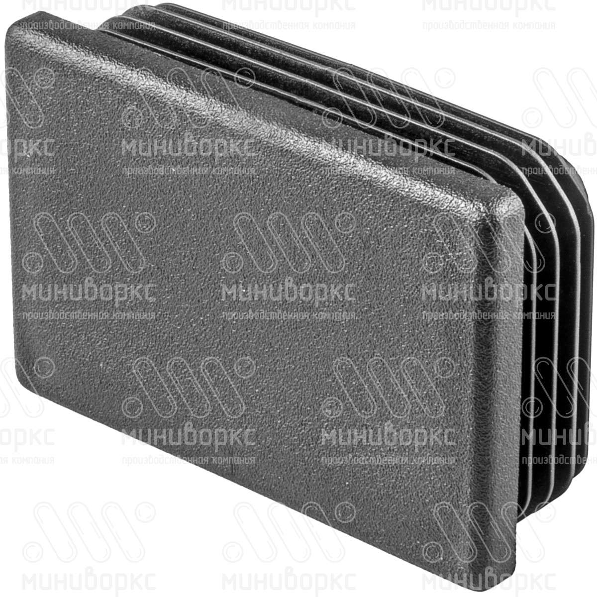 Заглушки для прямоугольной трубы 60x40 – ILR60x40-GRIGIO | картинка 2