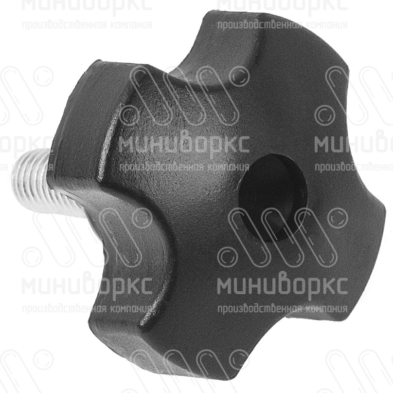 Фиксатор пластиковый с рукояткой m6x20 40 – Ф40М6-20ЧЕ | картинка 3