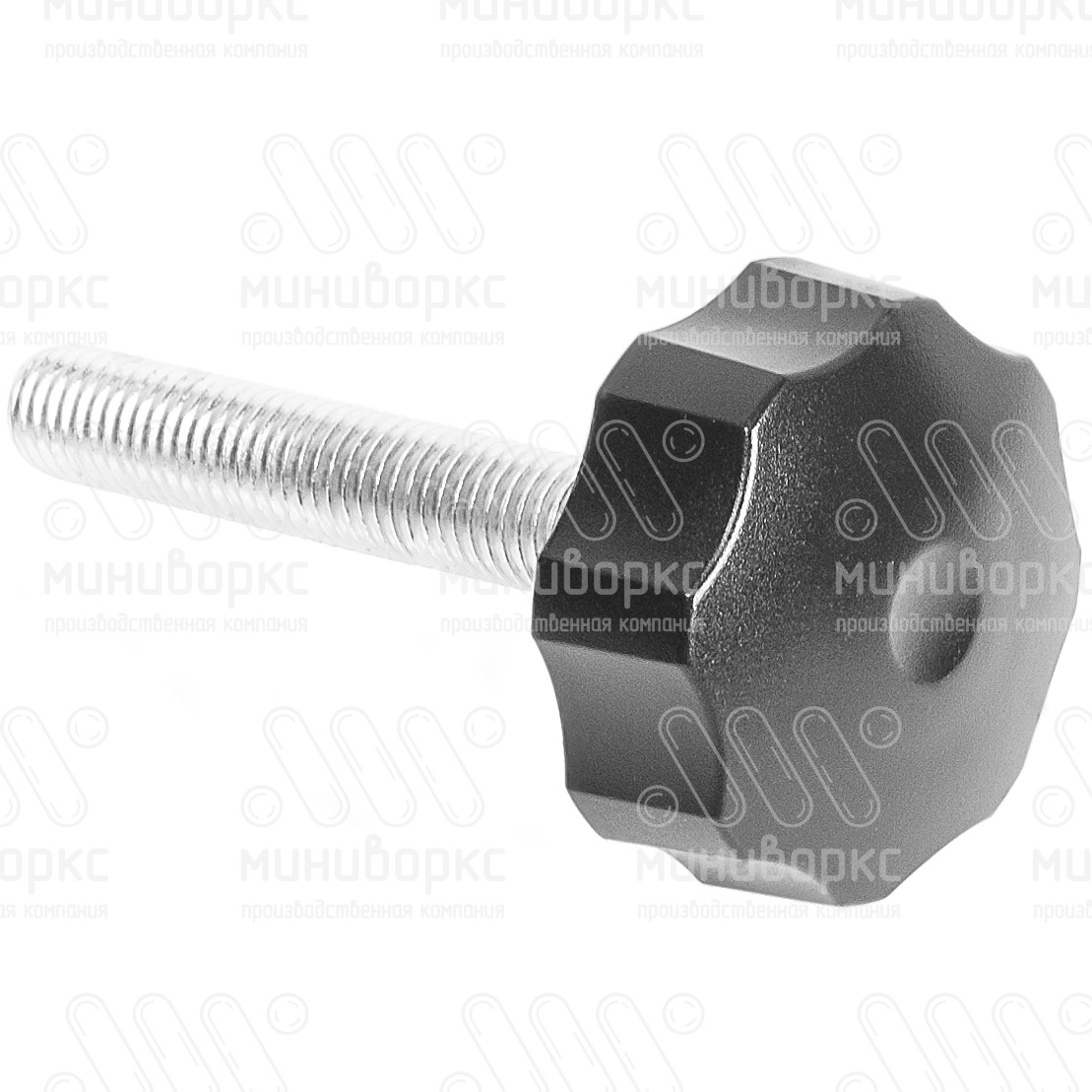 Фиксатор пластиковый с рукояткой m12x70 50 – Ф50М12-70ЧС | картинка 3