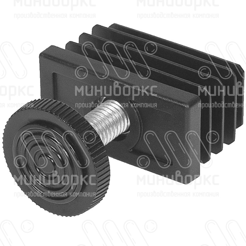 Комплекты прямоугольных заглушек с опорами 50x25 – 25-50M10.D32x50 | картинка 3